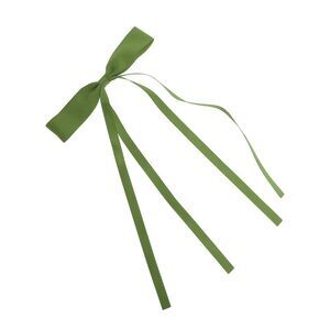 Fashion Double Bow Hair Clips Green